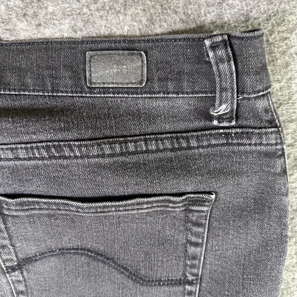 Lee Jeans Women's Size 14 Tall Black Wash Relaxed Fit Straight Leg Mid Rise - Picture 5 of 8